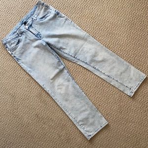 Acid-wash jeans